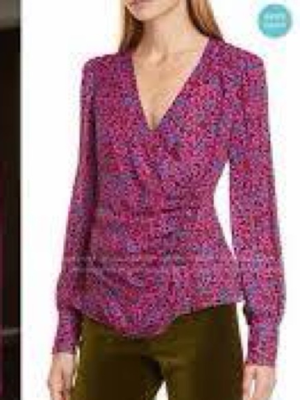 Veronica Beard Shirley Silk Blouse